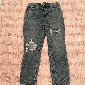 Abercrombie Ripped distressed boyfriend jeans size 27